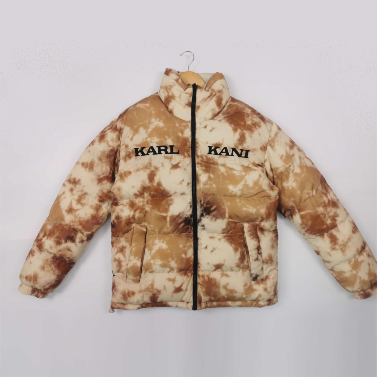 Mode pufferjack Puff gewatteerde jas Heren Bubble Winter Custom