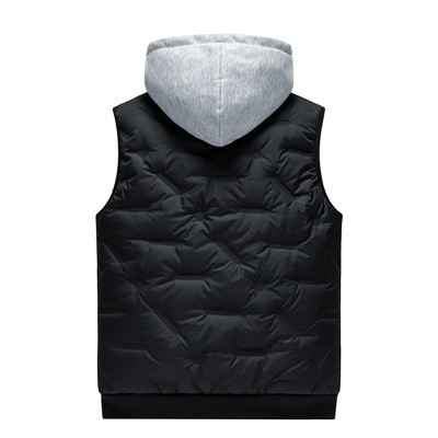 Black Short Puffer Vest