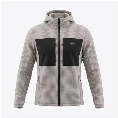 Techface fleecejack met capuchon voor heren