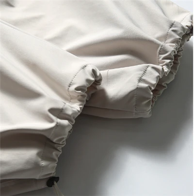 White cuffed pants bottom