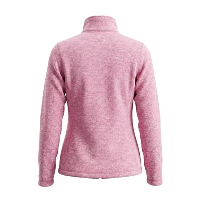 Women’s Melange Coarse Needle Fleece Jacket suppliers